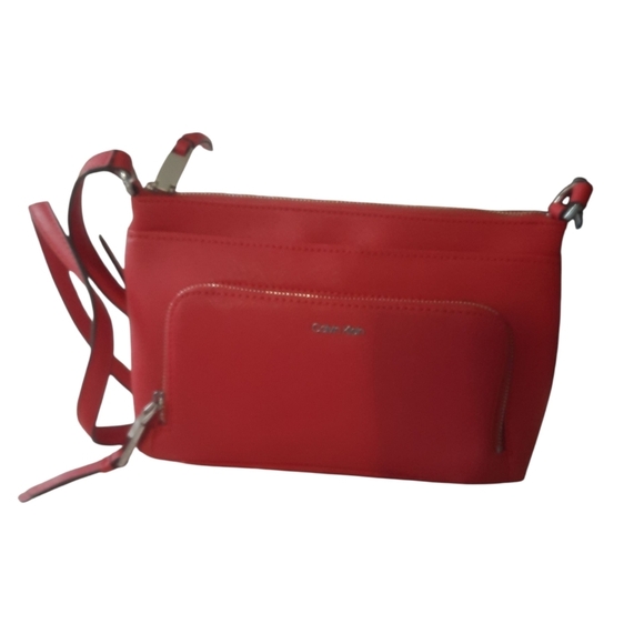Calvin Klein Red Crossbody Bag with Sleek Design - Picture 6 of 12